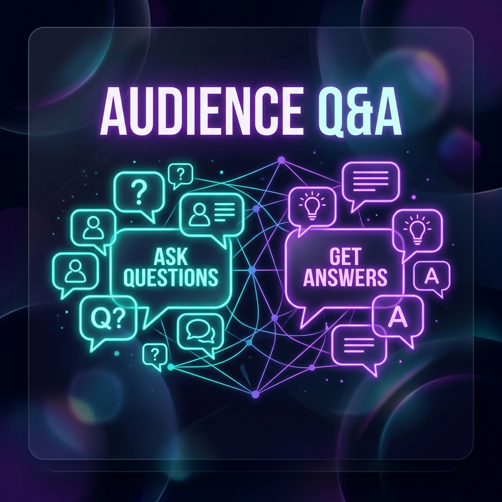Audience Q&A Graphic